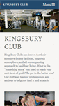Mobile Screenshot of kingsburyclubmedfield.com